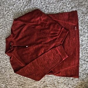 Mens 1/4 zip Tek Gear shirt